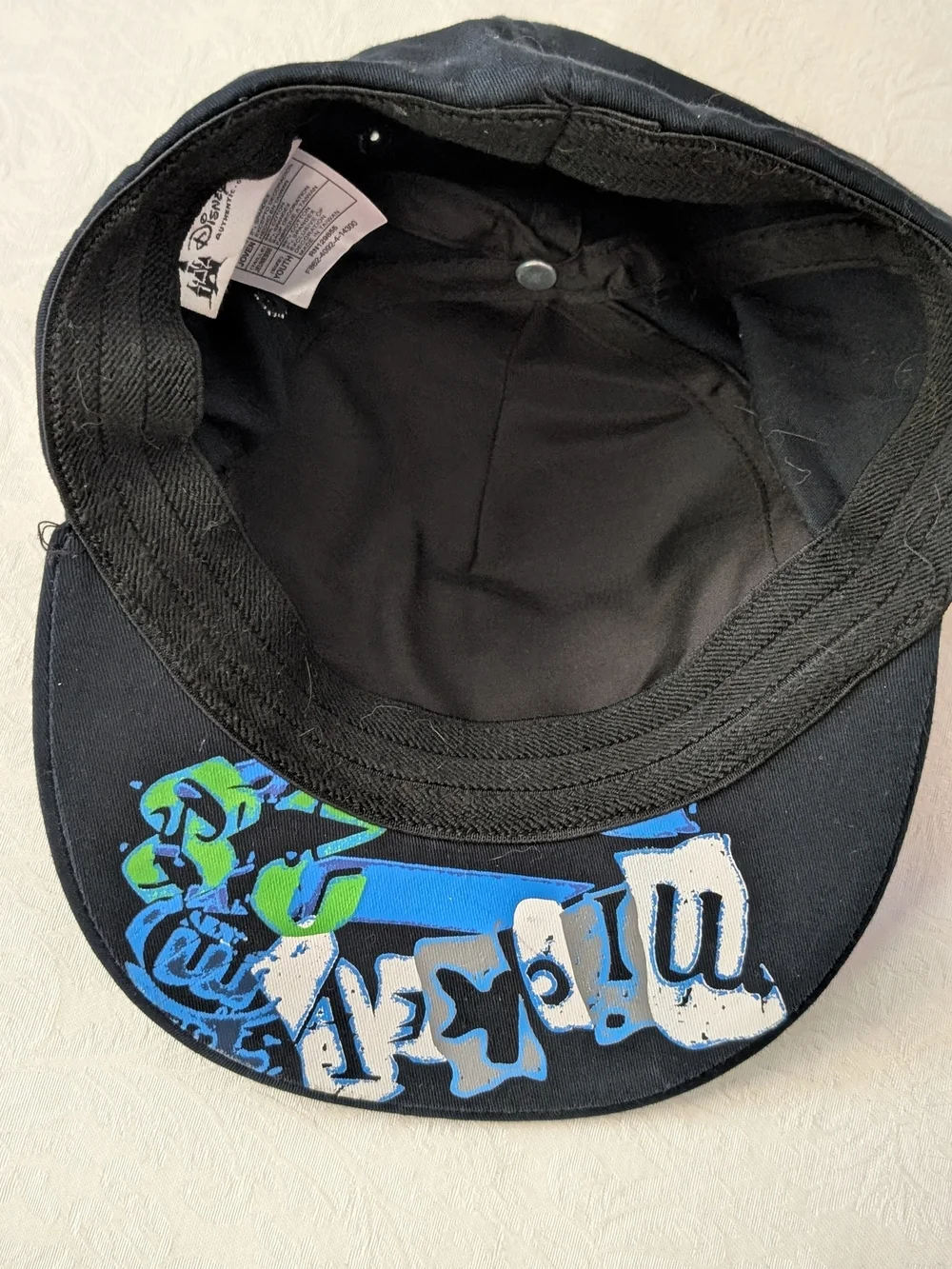Disney Parks Mickey Mouse Black Baseball Cap Hat Youth Unisex